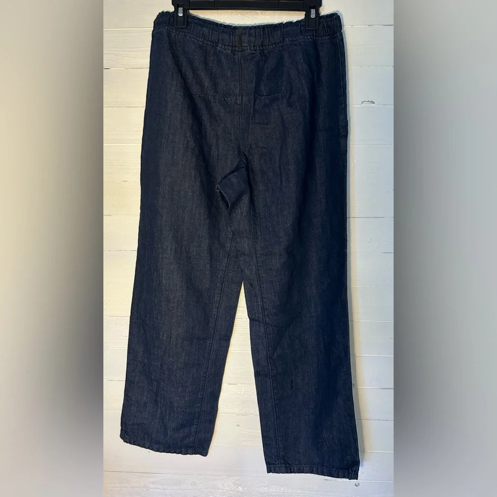 Askk Ny Lazy Jack linen and cotton blend wide leg pants. Womens size 2. Cute! - Picture 3 of 7